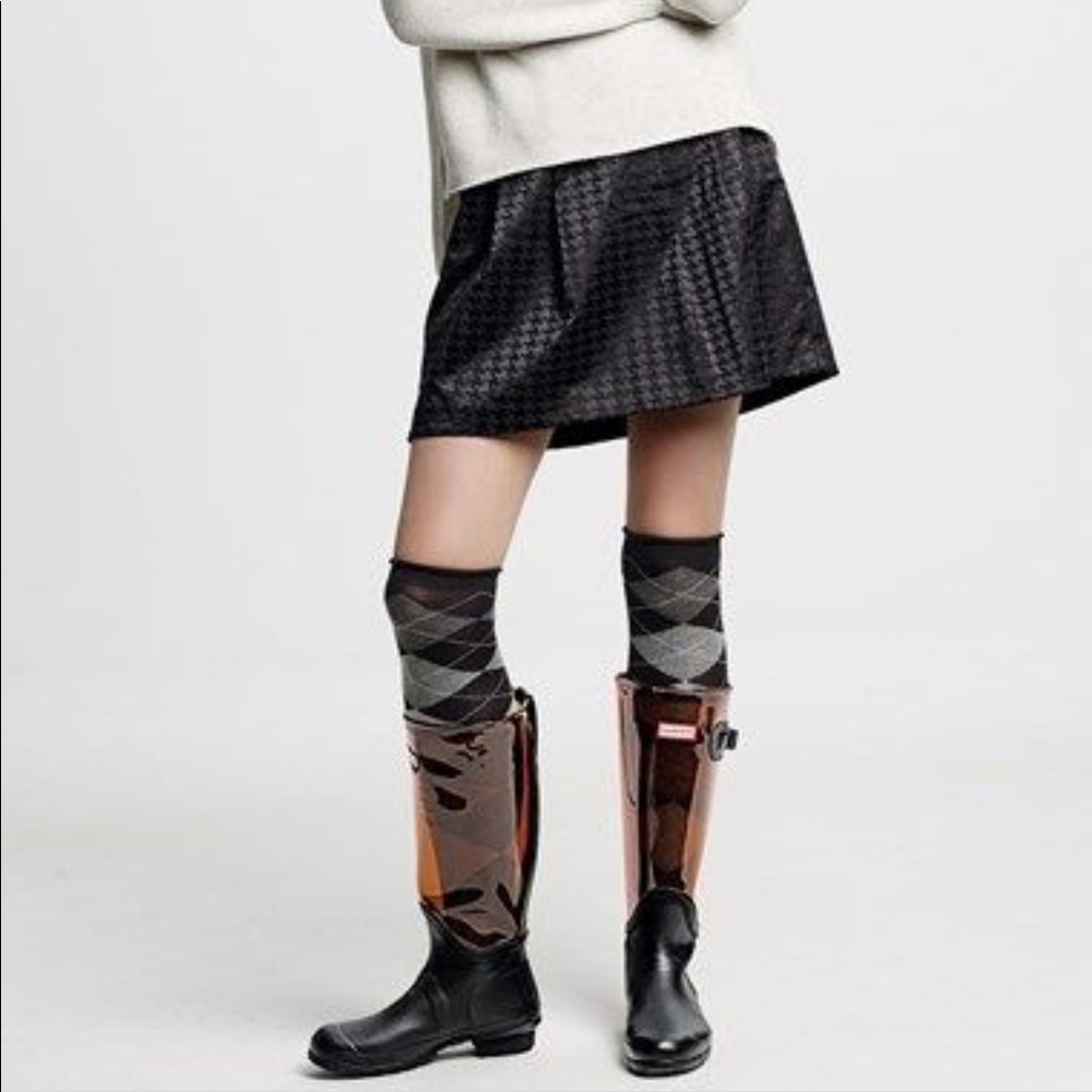 Hunter original clear waterproof rain boots 10US